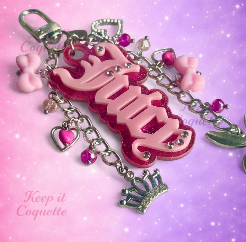Y2K Handmade Juicy Bag Charm