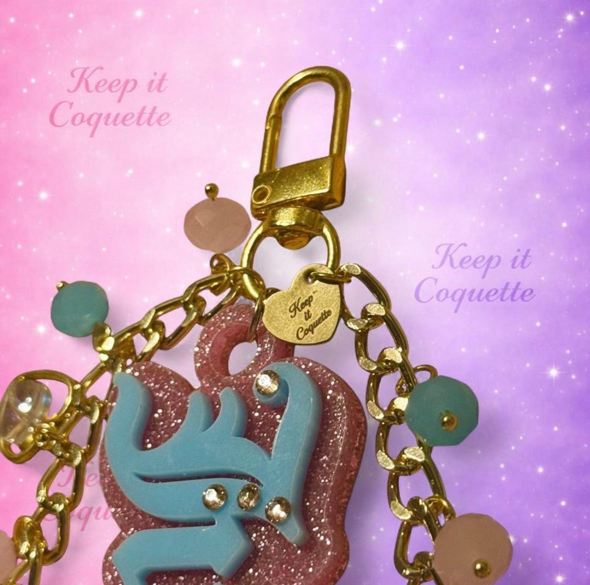 Y2K Handmade Juicy Bag Charm