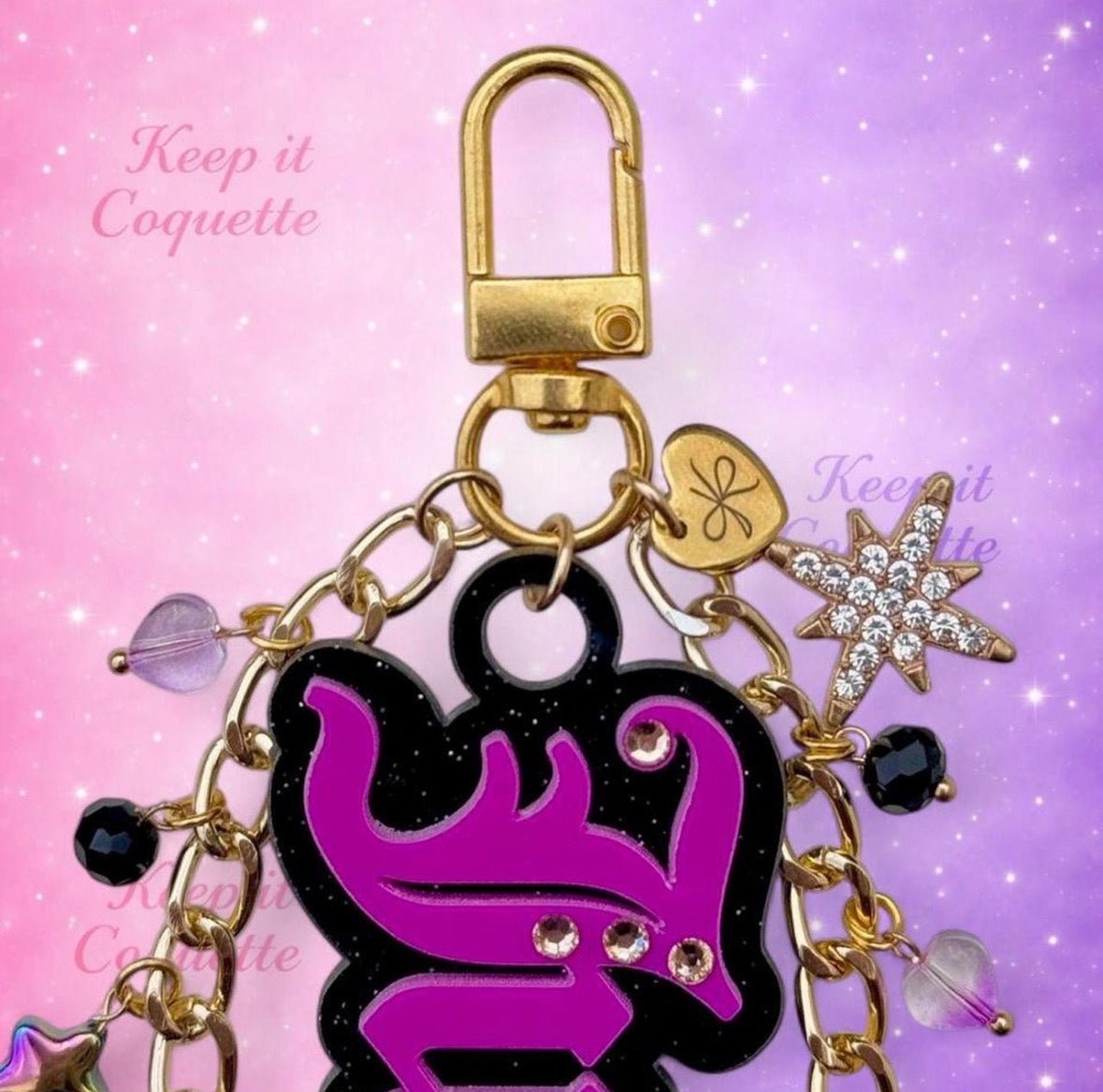 Y2K Handmade Juicy Bag Charm