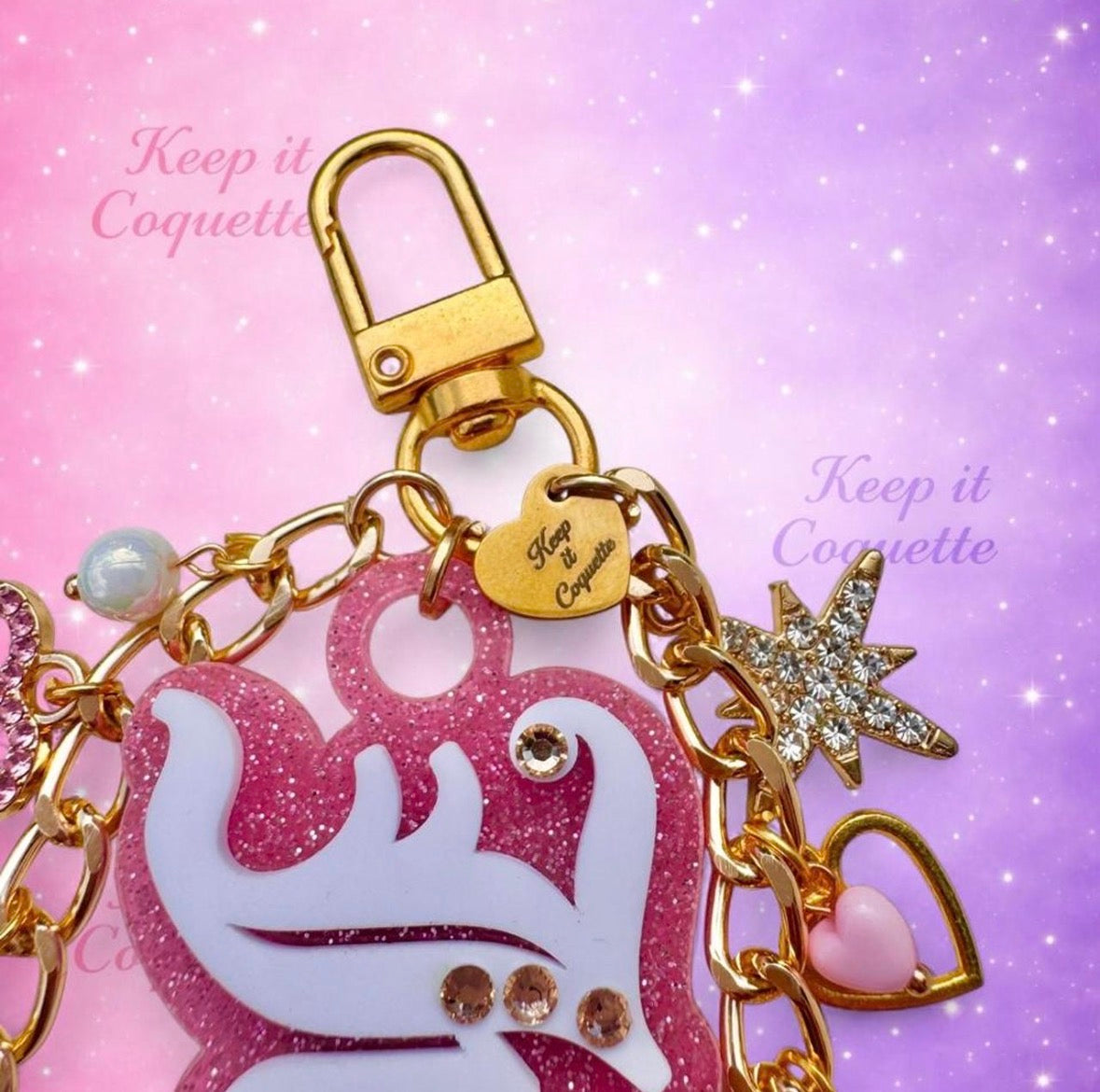 Y2K Handmade Juicy Bag Charm