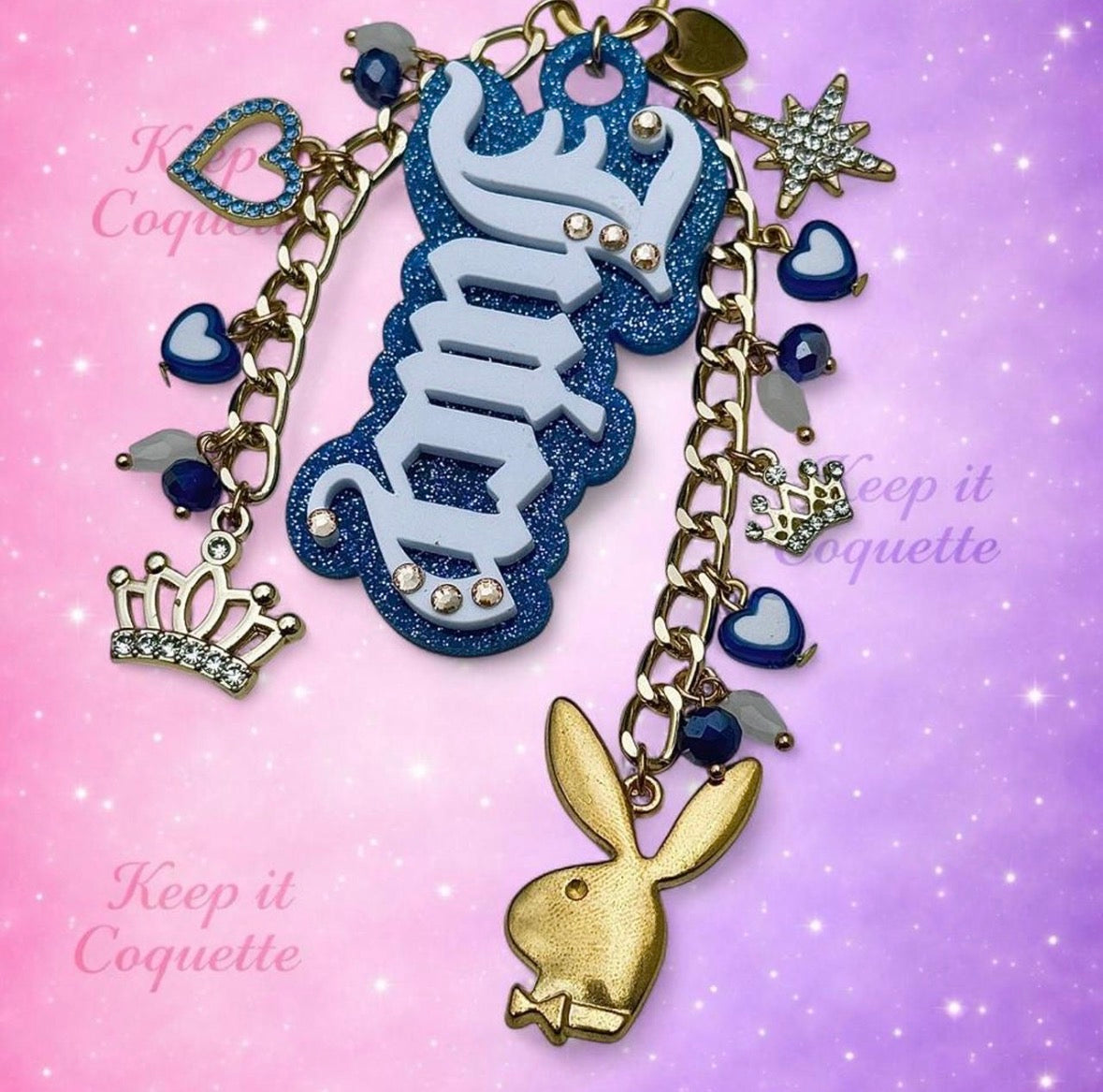 Y2K Handmade Juicy Bag Charm