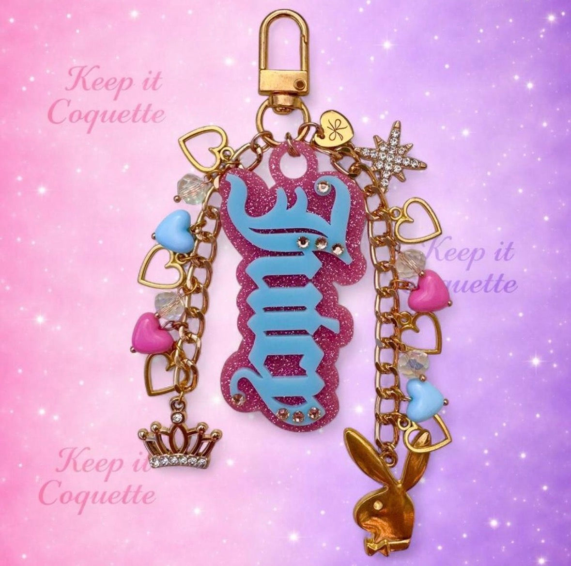 Y2K Handmade Juicy Bag Charm