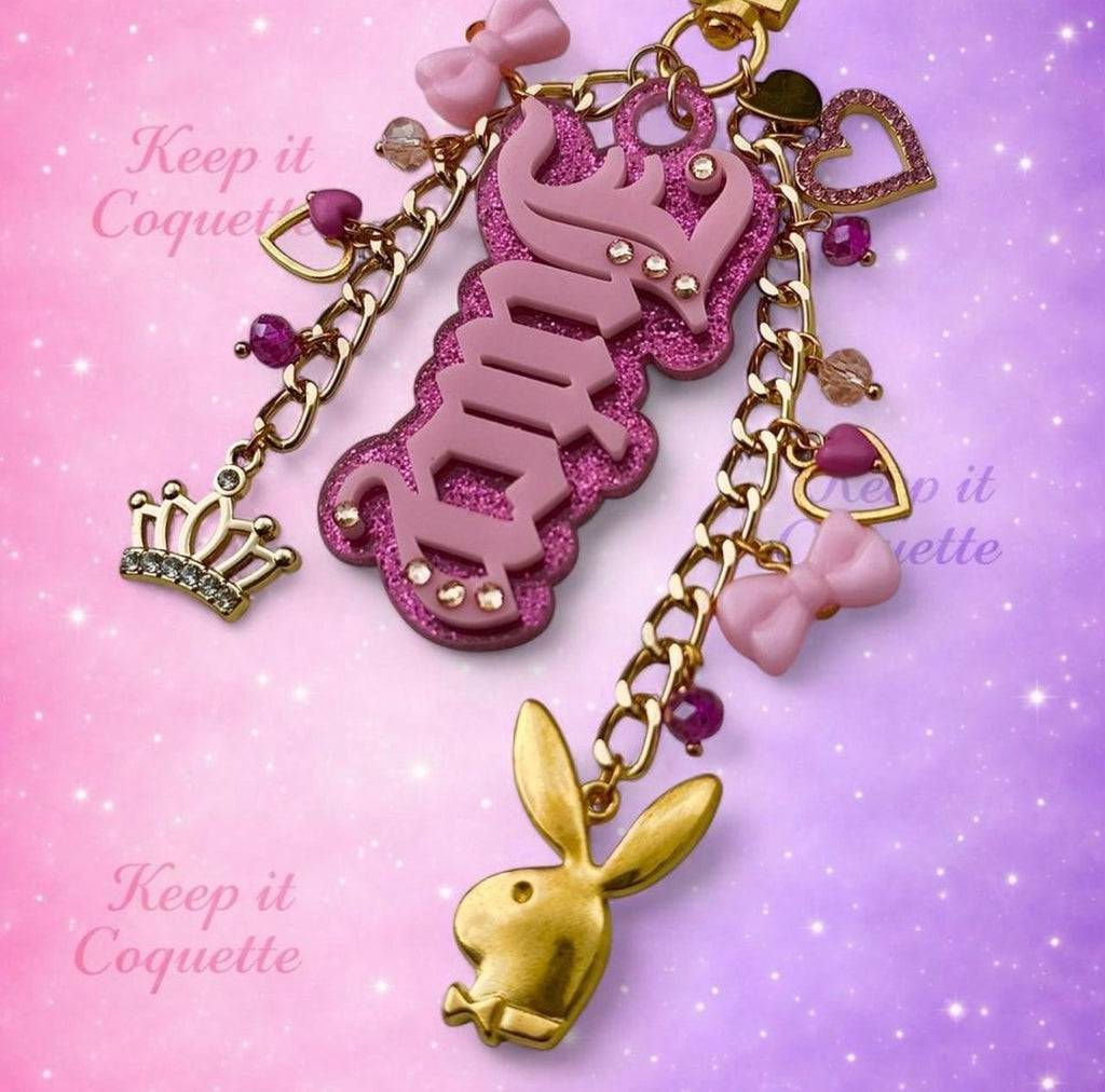 Y2K Handmade Juicy Bag Charm