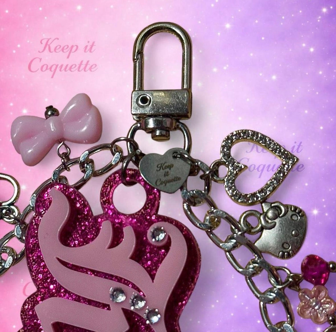 Y2K Handmade Juicy Bag Charm