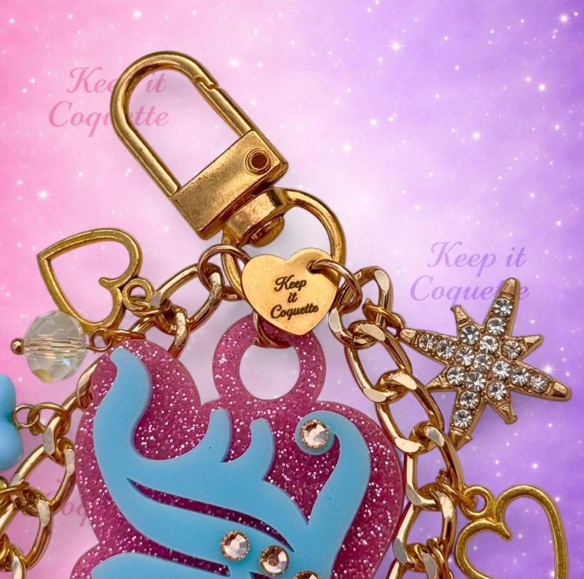 Y2K Handmade Juicy Bag Charm