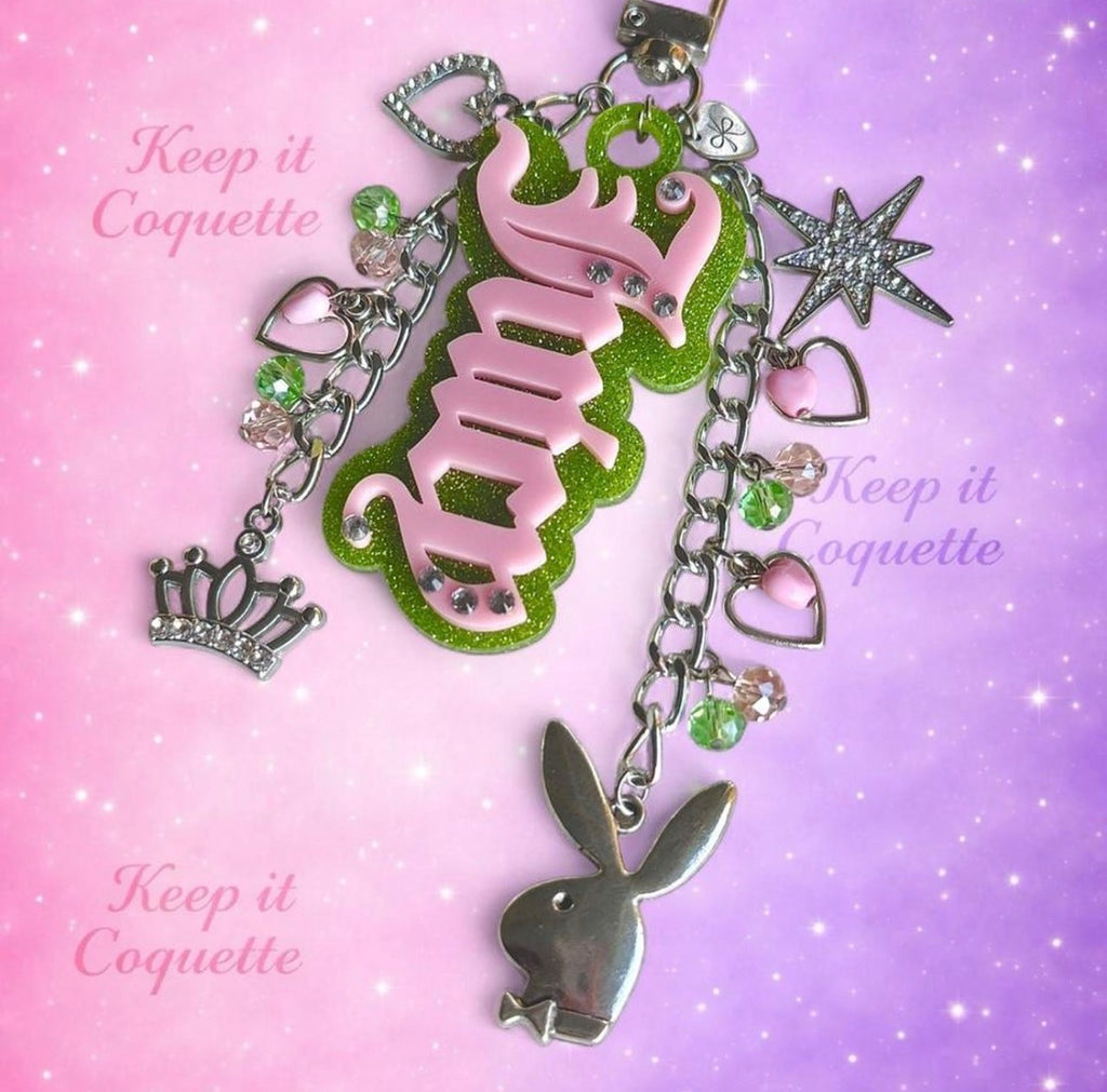 Y2K Handmade Juicy Bag Charm