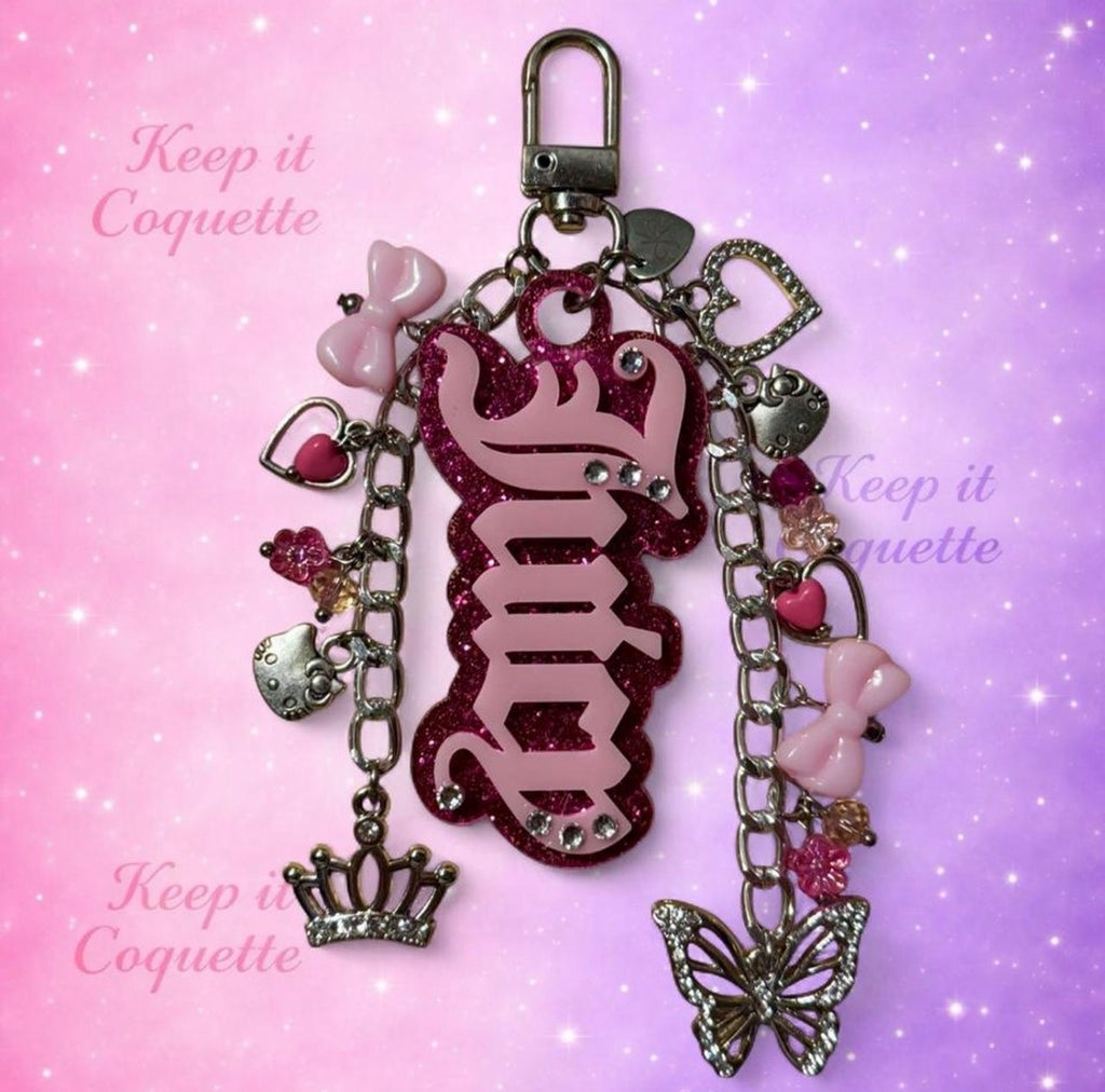 Y2K Handmade Juicy Bag Charm