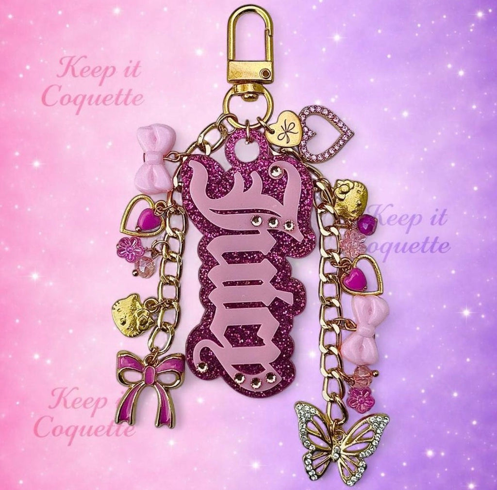 Y2K Handmade Juicy Bag Charm