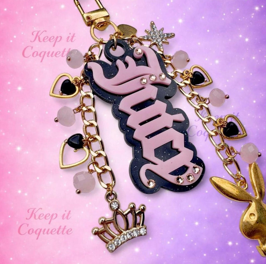 Y2K Handmade Juicy Bag Charm