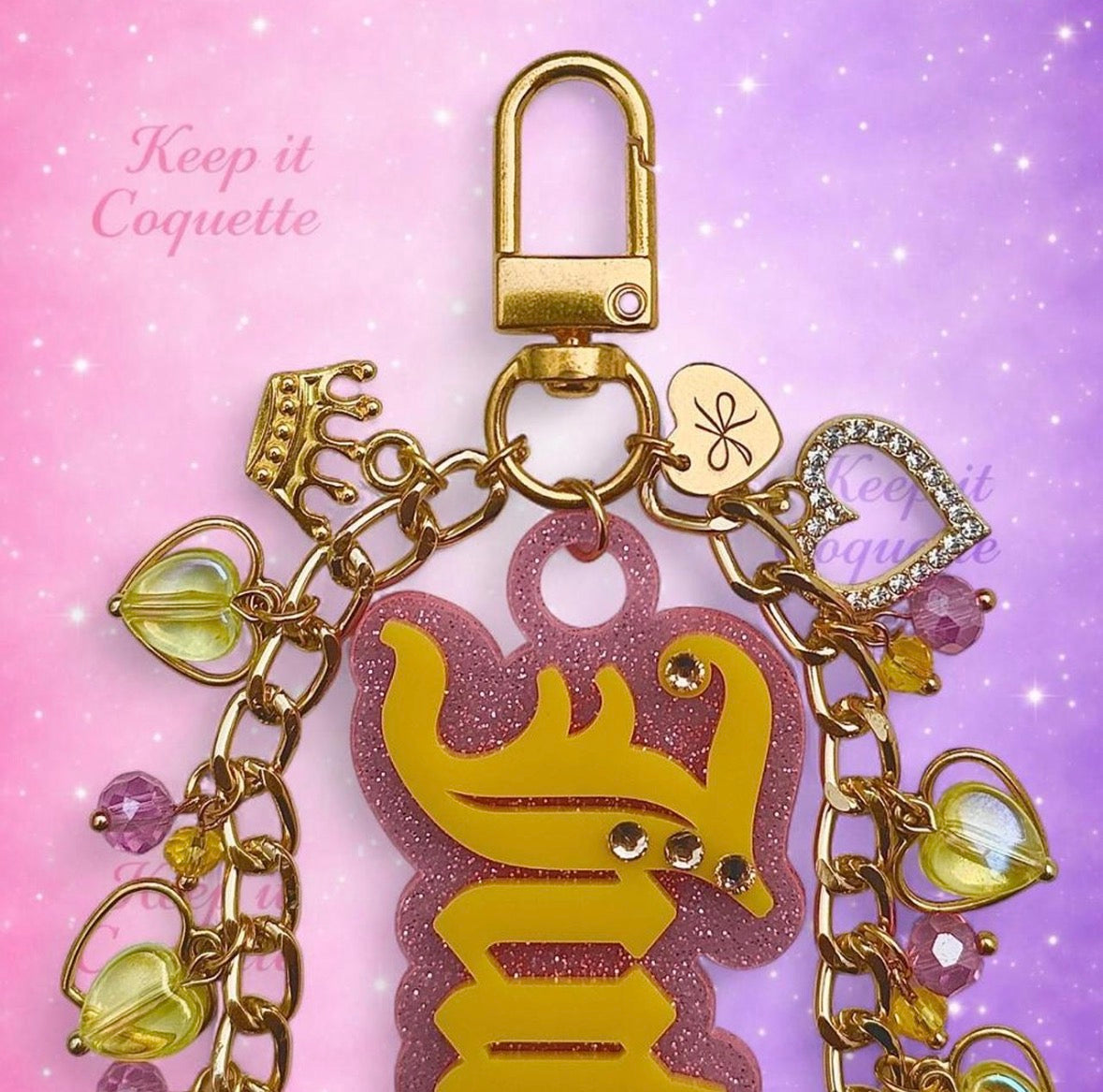 Y2K Handmade Juicy Bag Charm