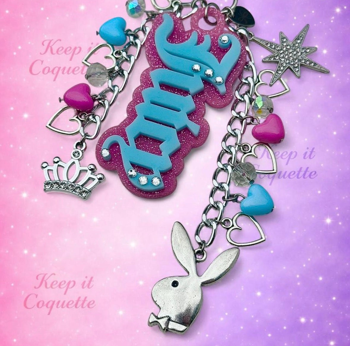 Y2K Handmade Juicy Bag Charm