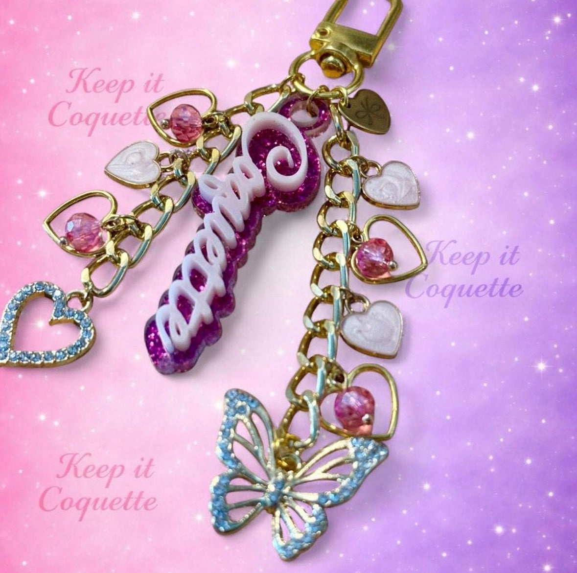 Y2K Handmade Juicy Bag Charm