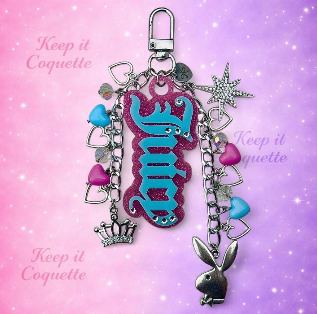 Y2K Handmade Juicy Bag Charm