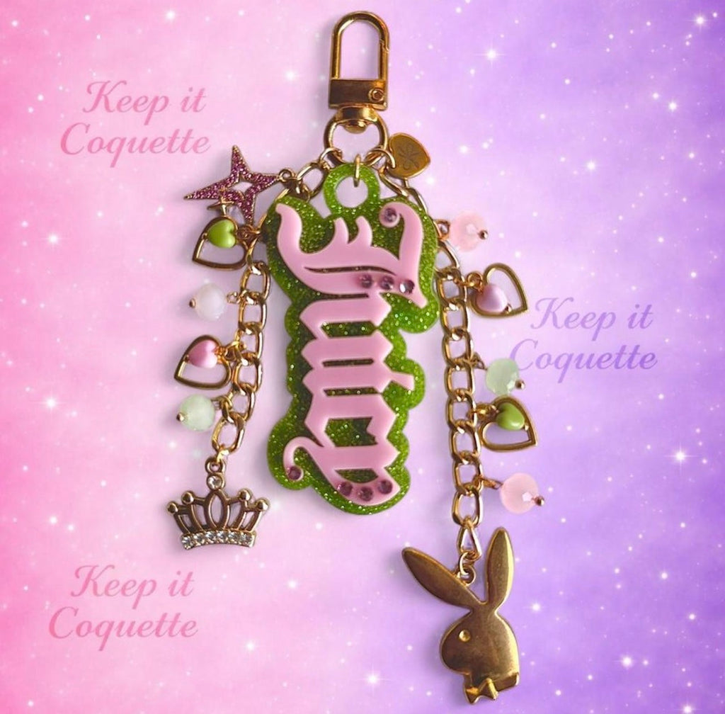 Y2K Handmade Juicy Bag Charm