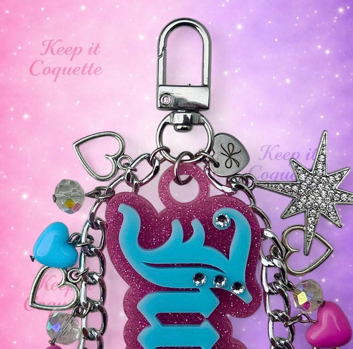Y2K Handmade Juicy Bag Charm