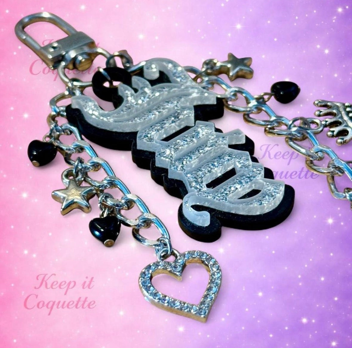 Y2K Handmade Juicy Bag Charm