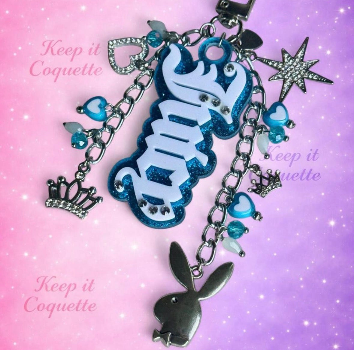 Y2K Handmade Juicy Bag Charm