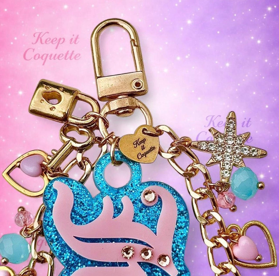 Y2K Handmade Juicy Bag Charm