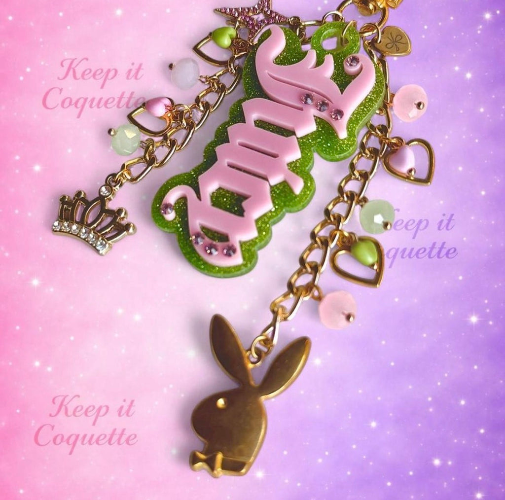 Y2K Handmade Juicy Bag Charm