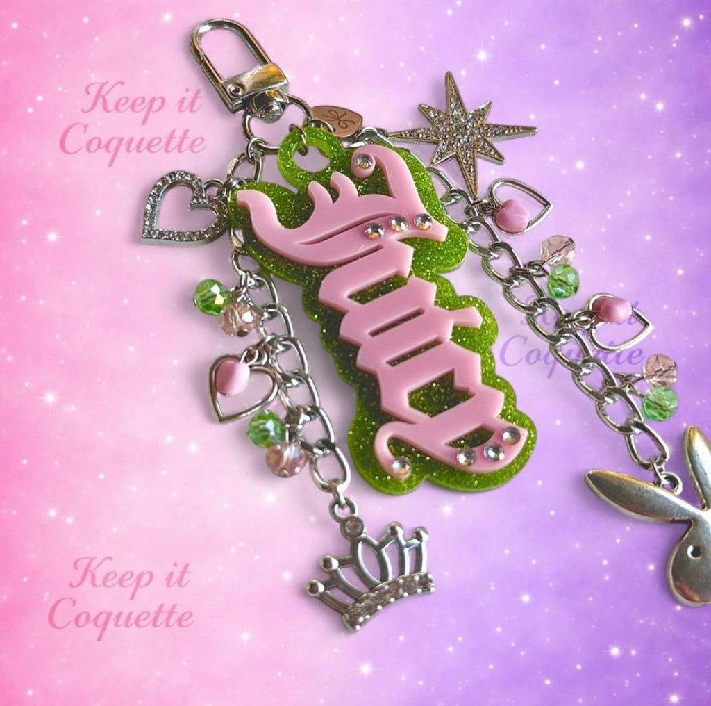 Y2K Handmade Juicy Bag Charm