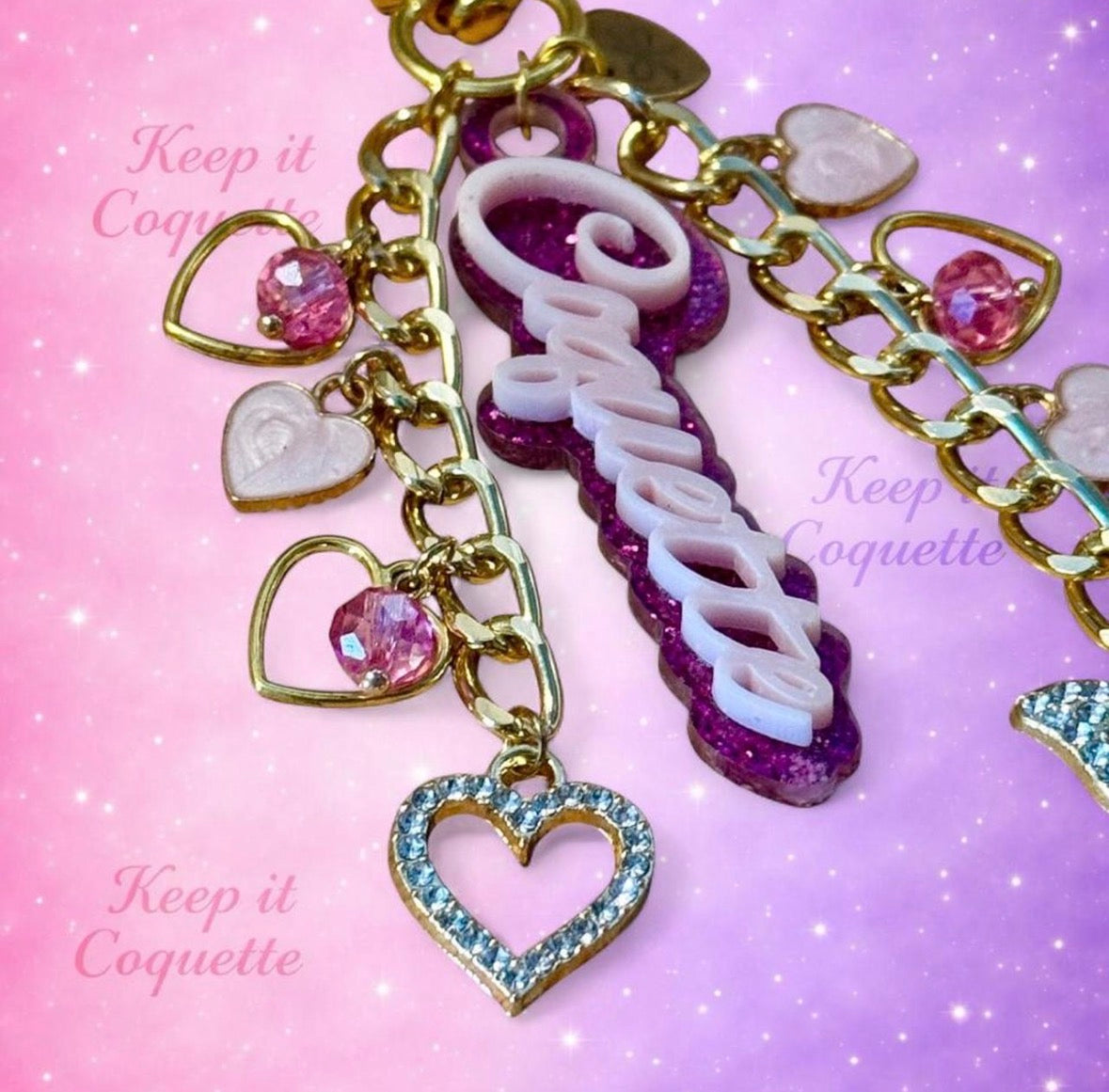 Y2K Handmade Juicy Bag Charm