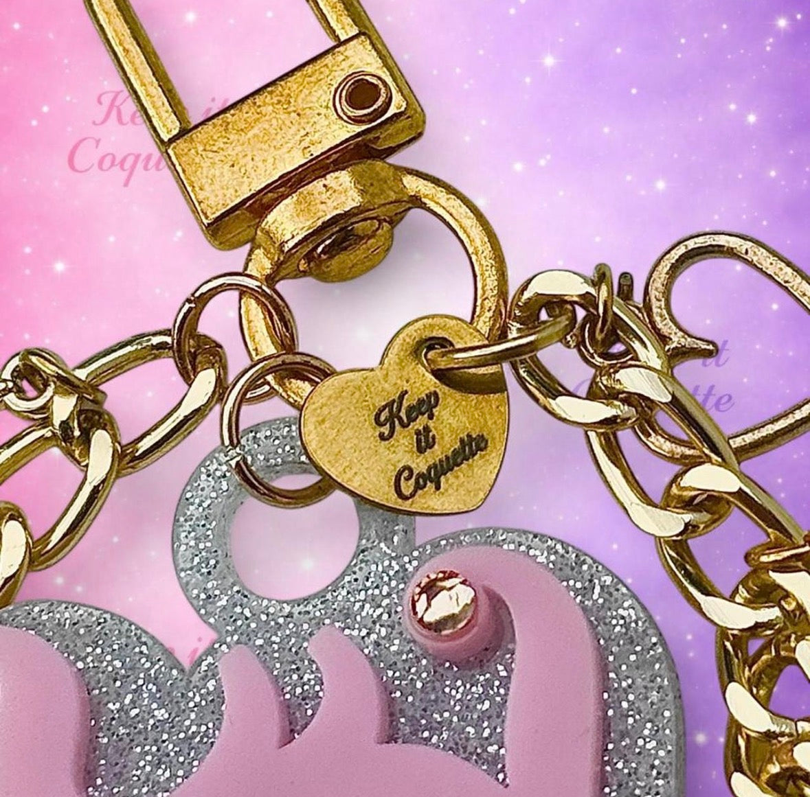Y2K Handmade Juicy Bag Charm