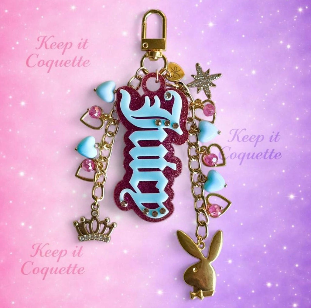 Y2K Handmade Juicy Bag Charm