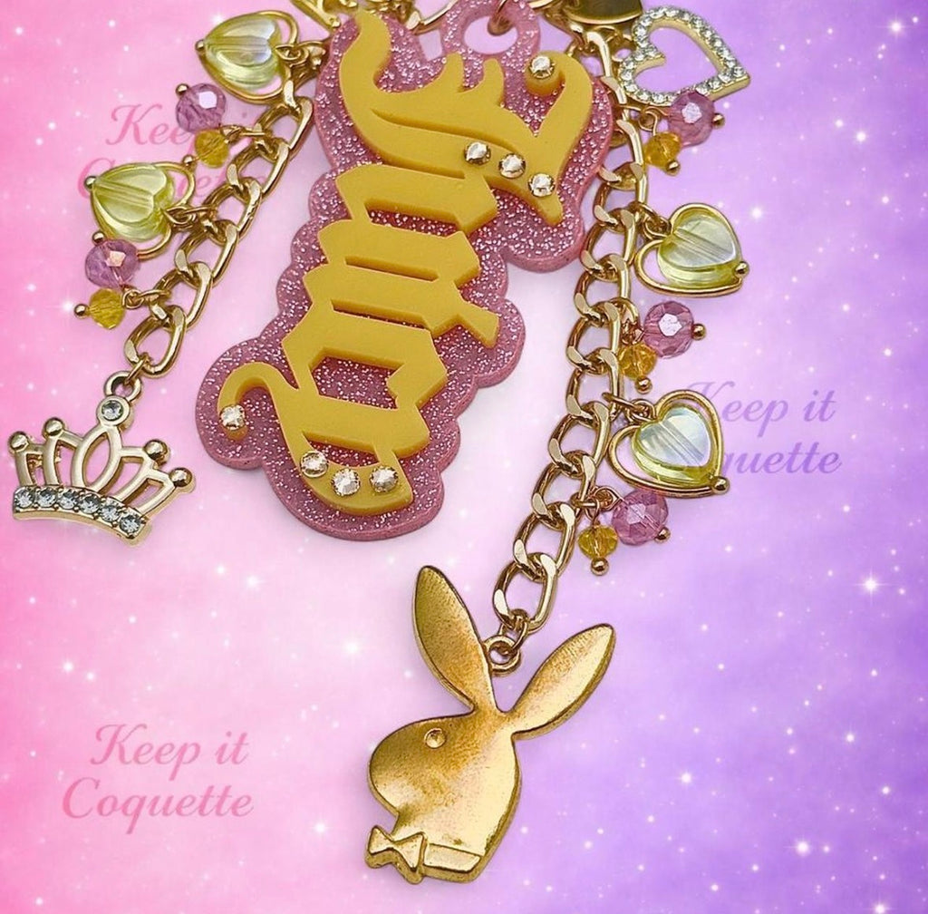 Y2K Handmade Juicy Bag Charm