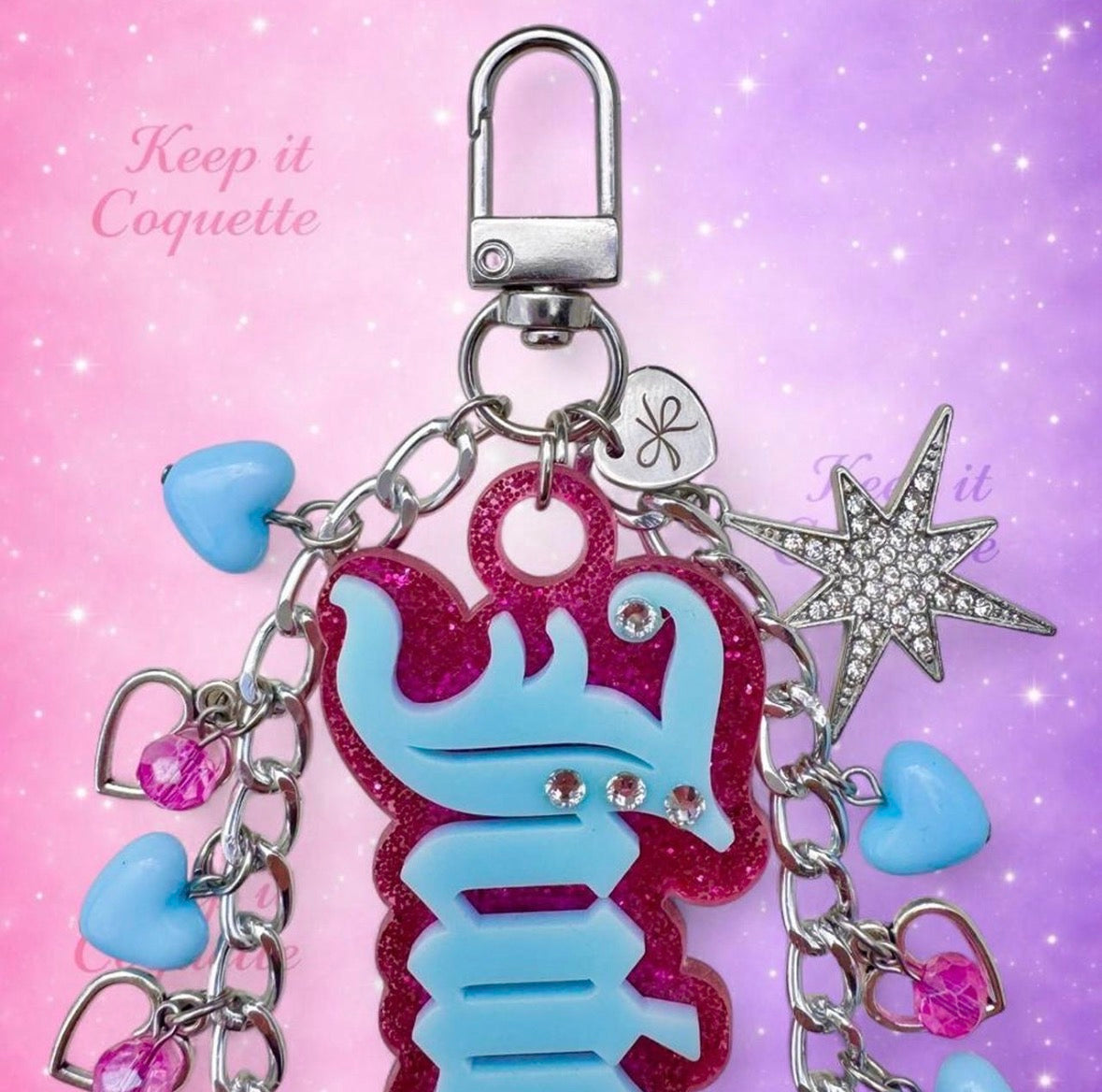 Y2K Handmade Juicy Bag Charm