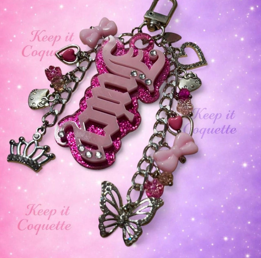 Y2K Handmade Juicy Bag Charm