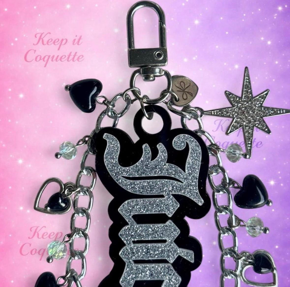 Y2K Handmade Juicy Bag Charm