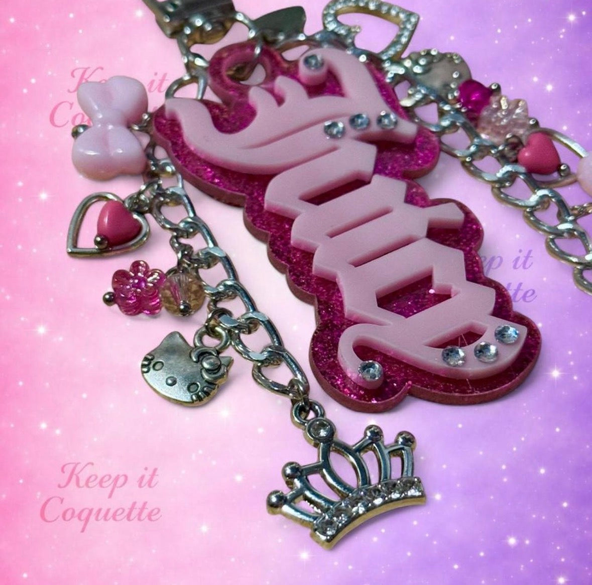 Y2K Handmade Juicy Bag Charm