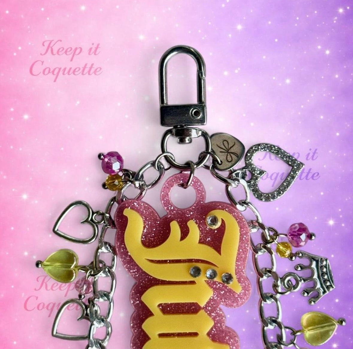Y2K Handmade Juicy Bag Charm