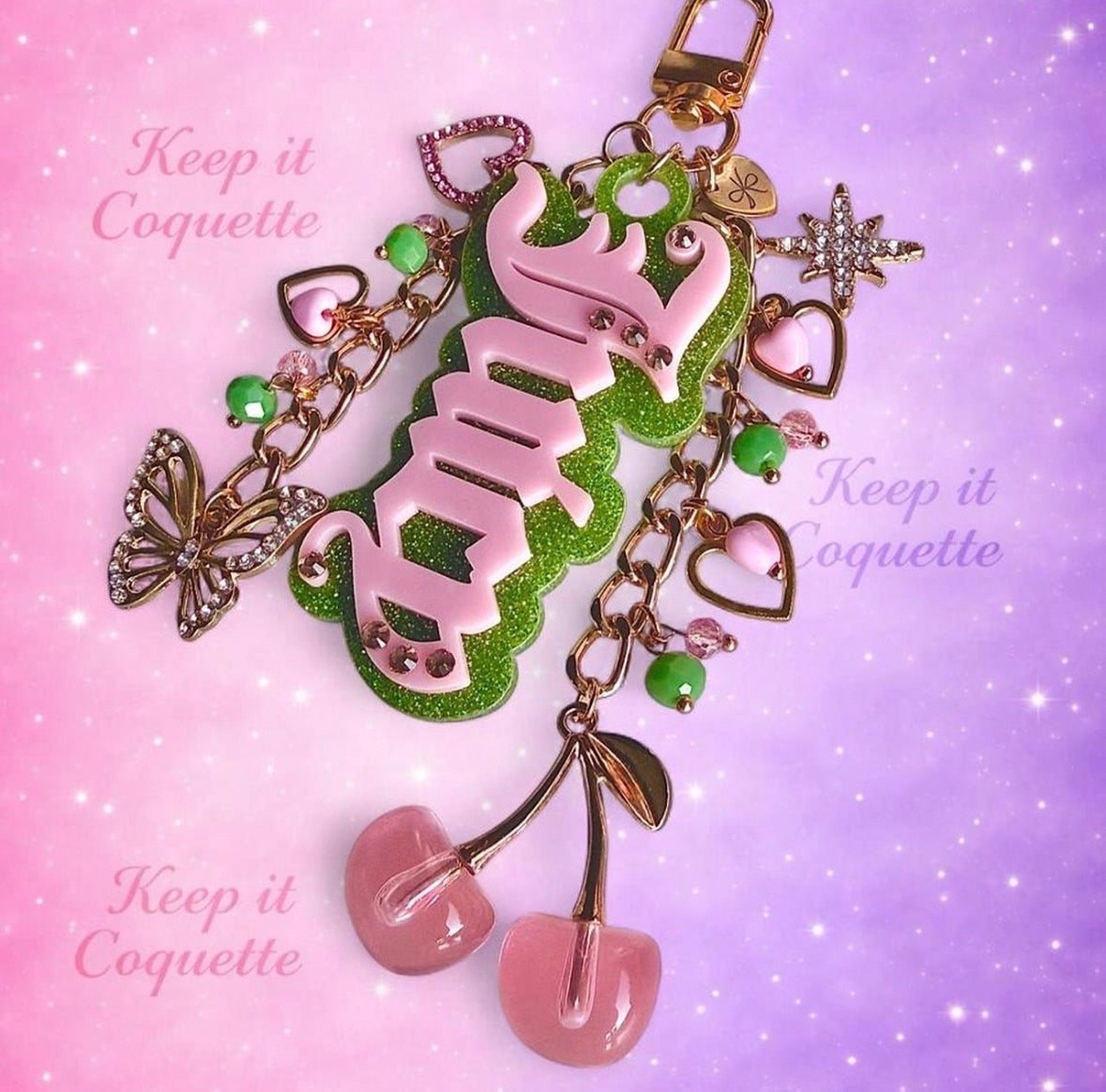 Y2k Handmade Juicy Bag Charm