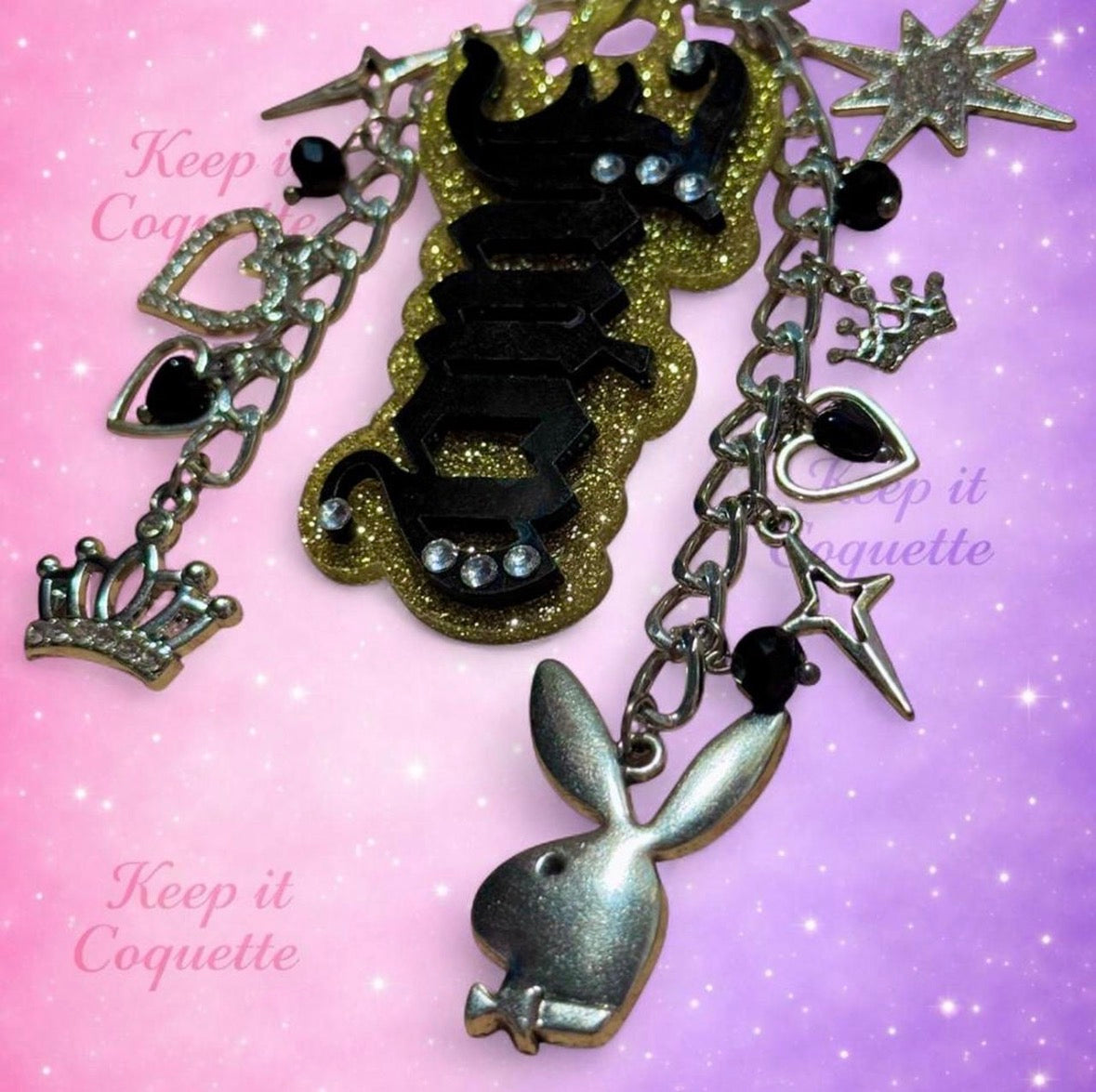 Y2K Handmade Juicy Bag Charm