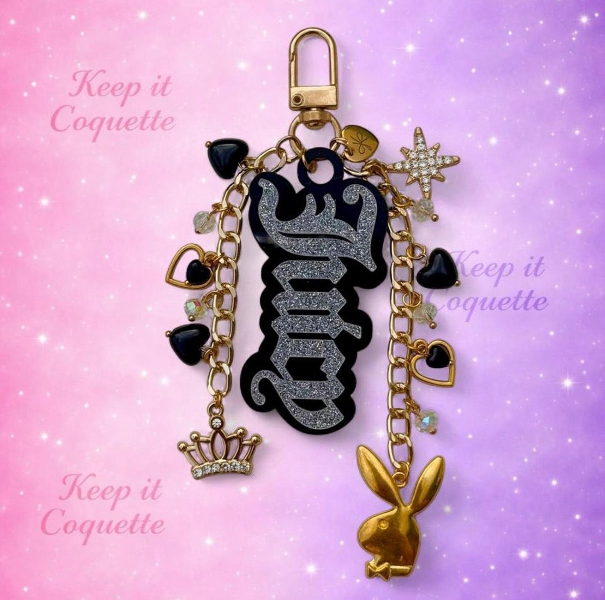 Y2K Handmade Juicy Bag Charm