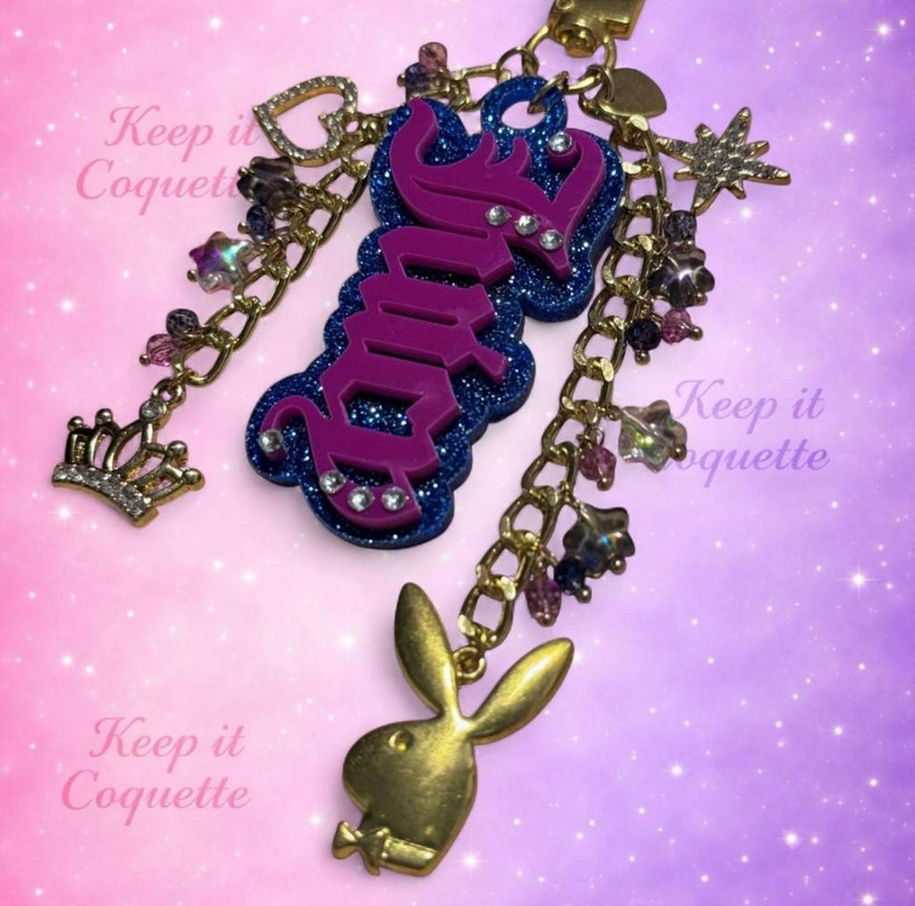 Y2K Handmade Juicy Bag Charm