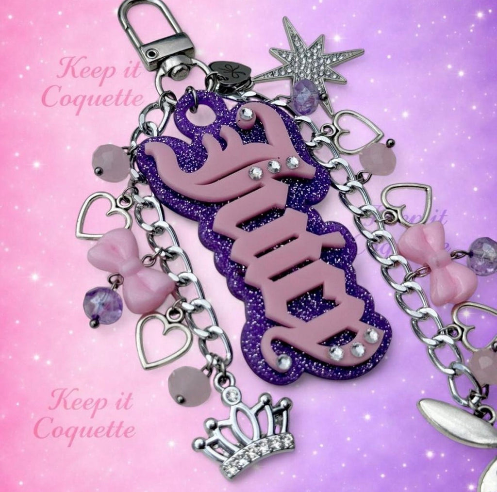 Y2K Handmade Juicy Bag Charm