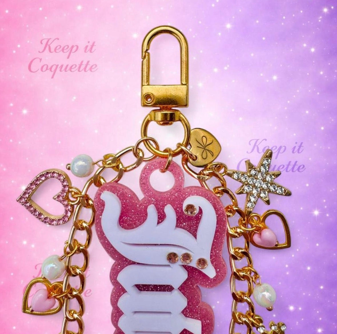 Y2K Handmade Juicy Bag Charm