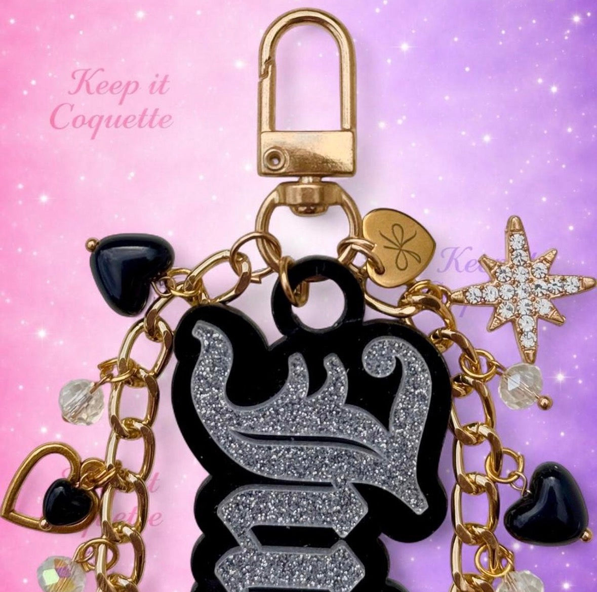 Y2K Handmade Juicy Bag Charm