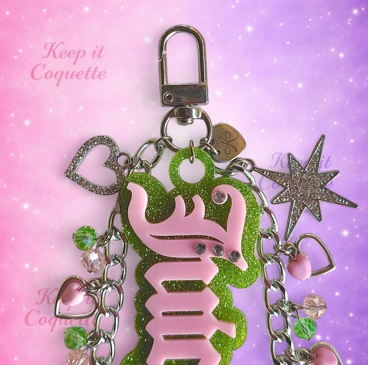 Y2K Handmade Juicy Bag Charm
