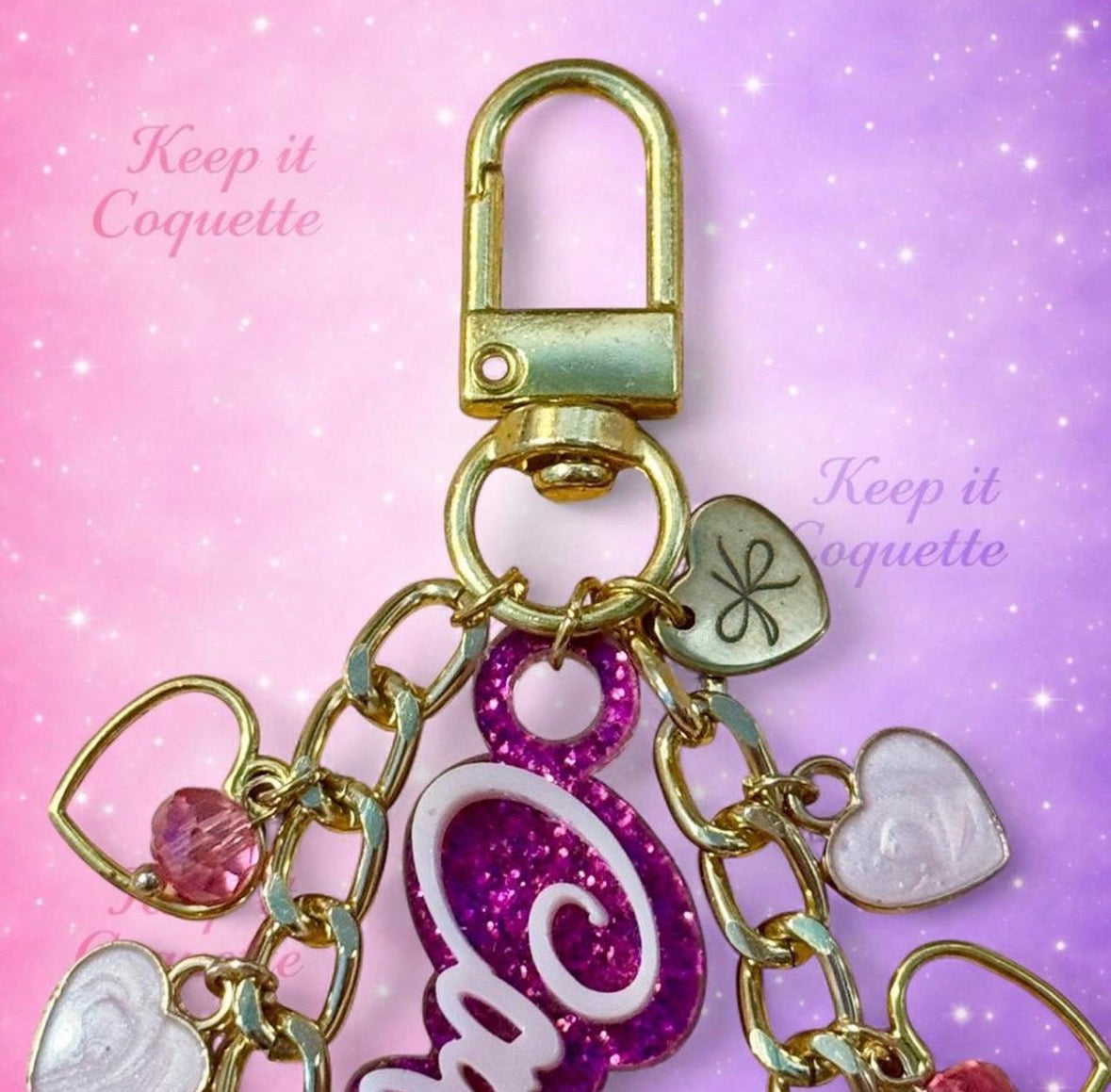 Y2K Handmade Juicy Bag Charm
