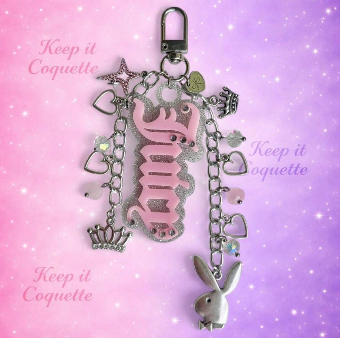 Y2K Handmade Juicy Bag Charm