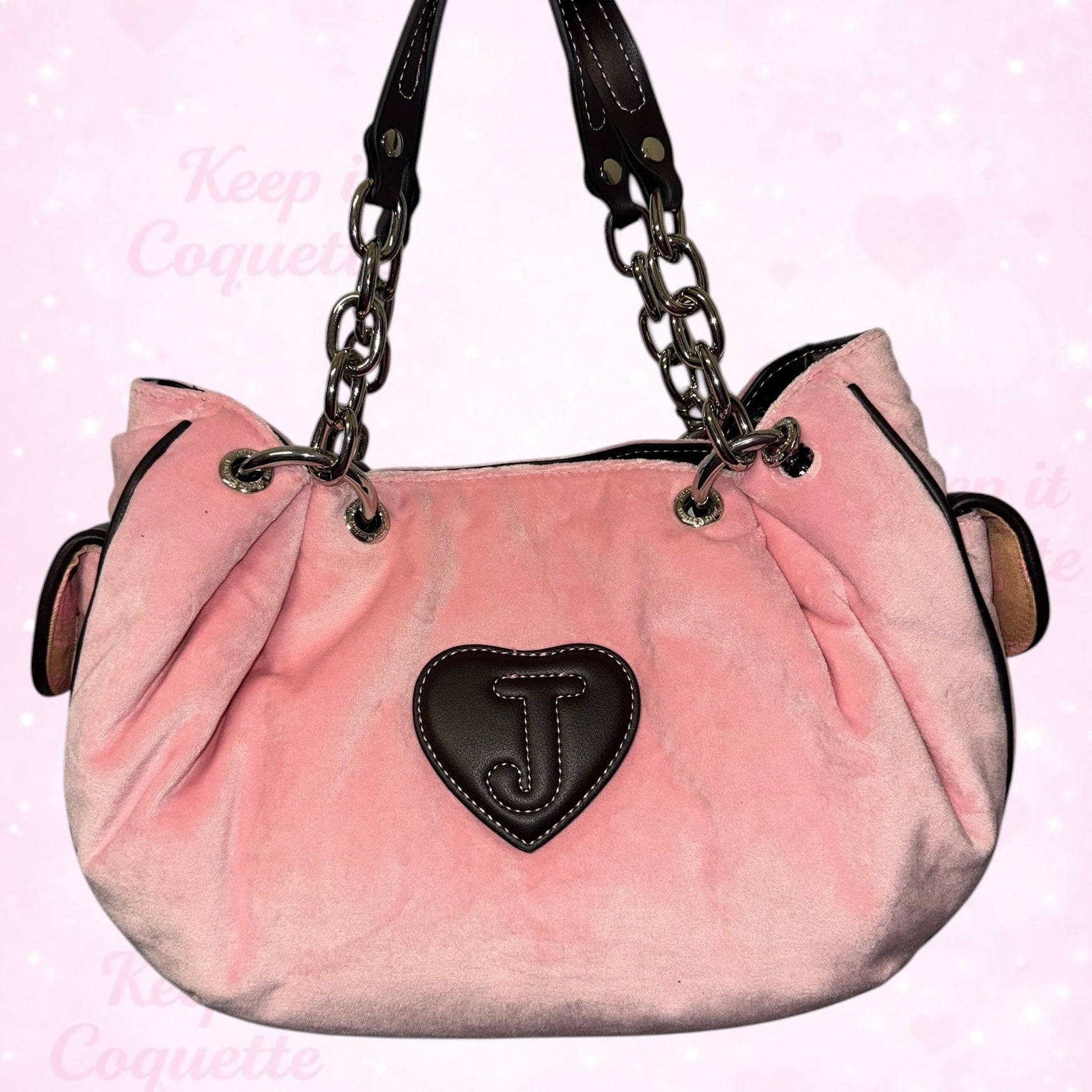 Juicy Couture Fairytale Satchel Hobo- Pink