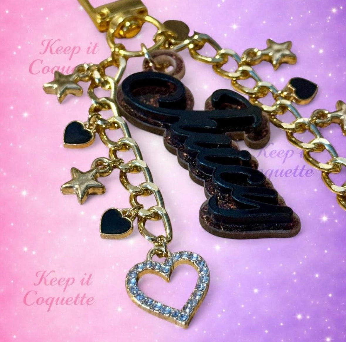 Y2K Handmade Juicy Bag Charm