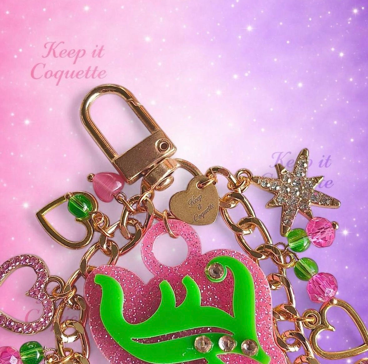 Y2K Handmade Juicy Bag Charm
