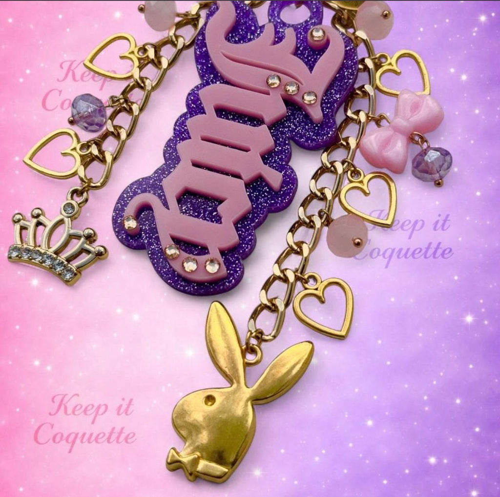 Y2K Handmade Juicy Bag Charm