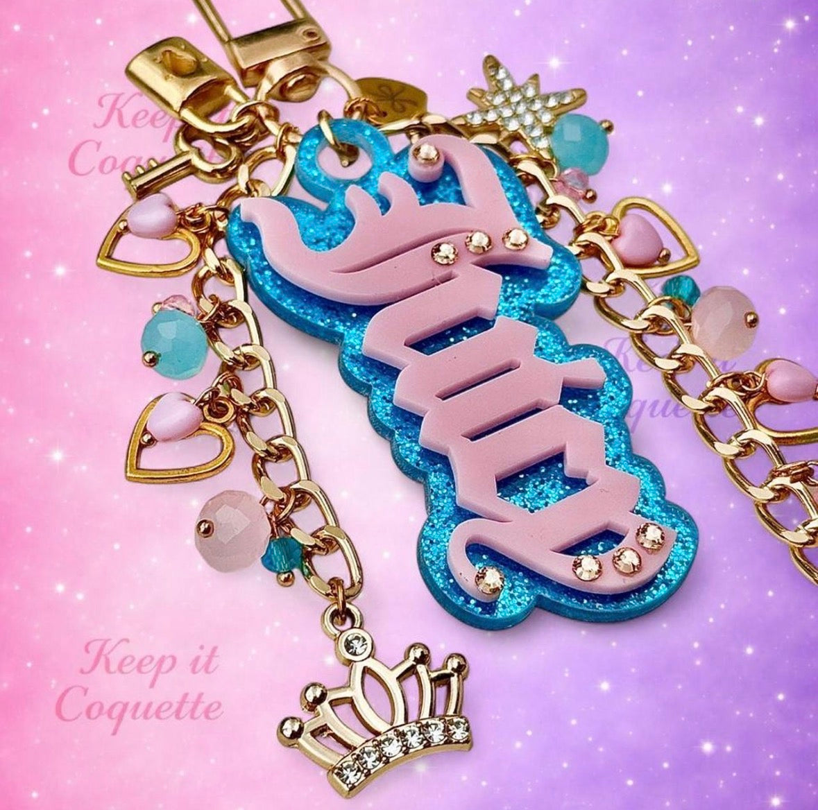 Y2K Handmade Juicy Bag Charm