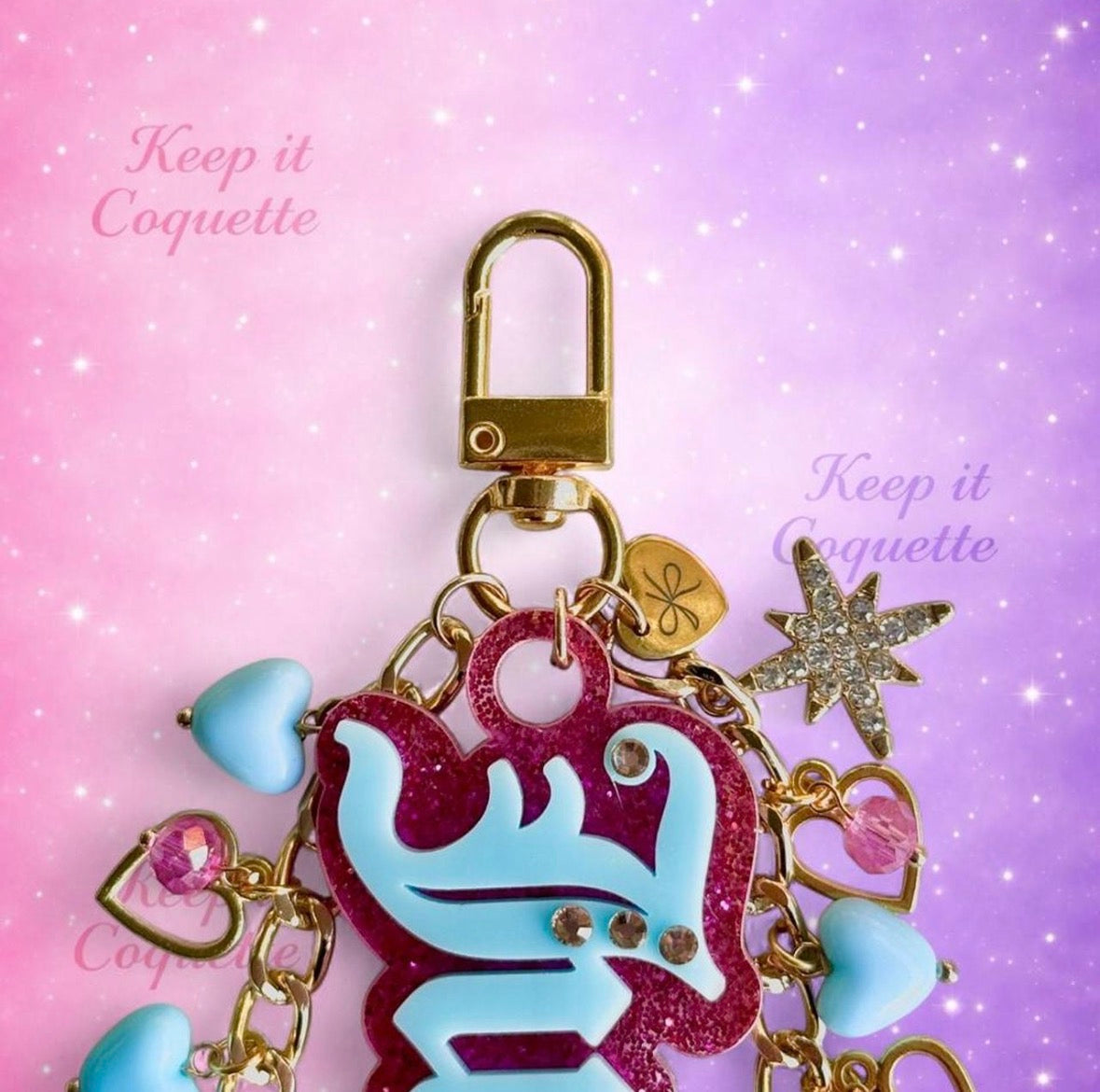 Y2K Handmade Juicy Bag Charm