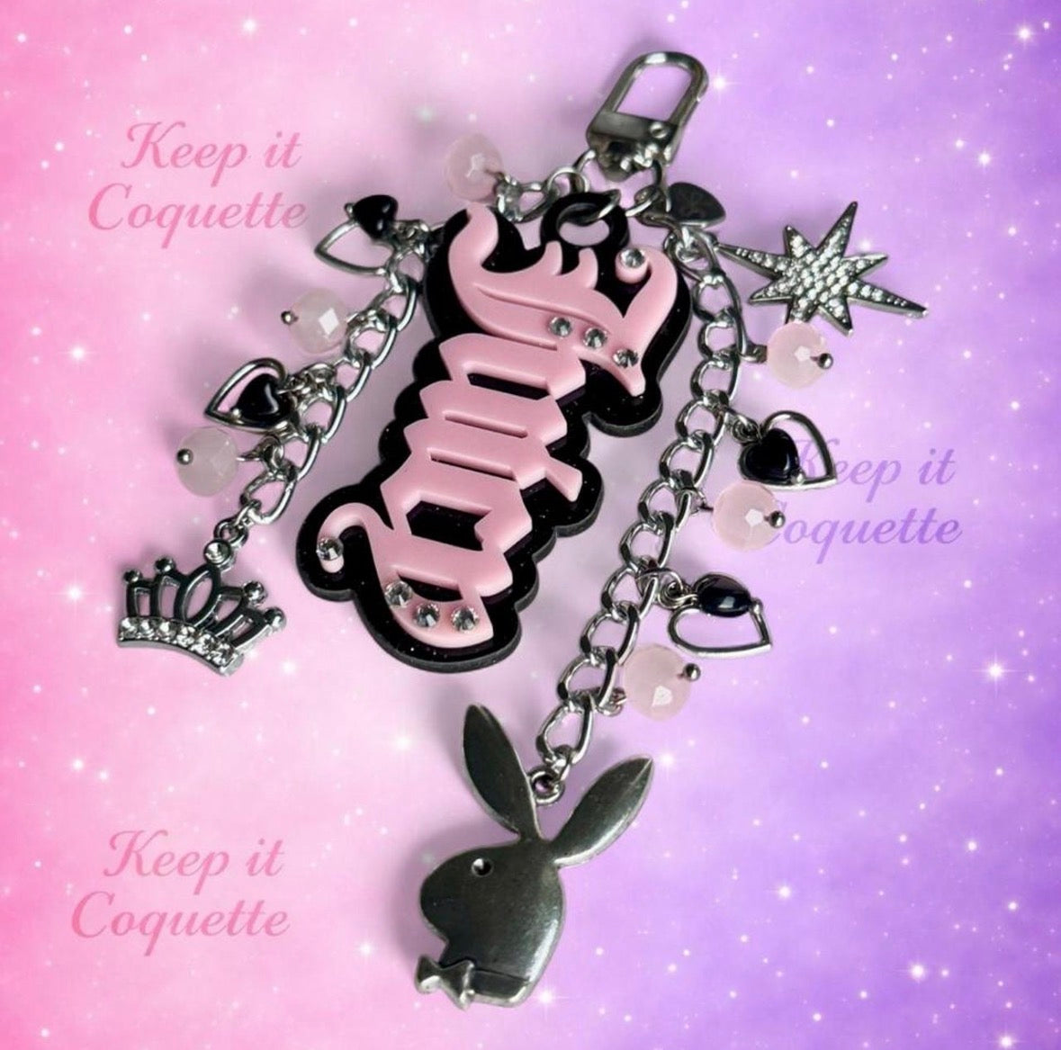 Y2K Handmade Juicy Bag Charm